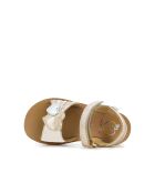 Lichtbronzen sandalen van Goa Heart