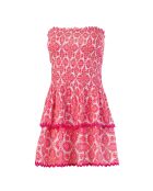 Rotes Lotus-Baumwollkleid Ines