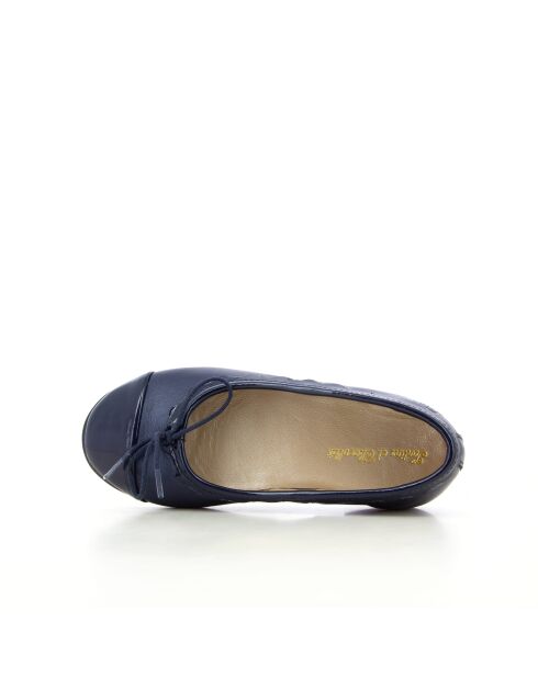 Marineblauwe ballerina's van T&C 6 Dance