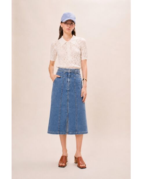 Fanja jeansrok blauwe spijkerbroek