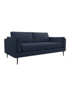 Mikael marineblauwe 3-zitsbank van geweven stof - 179x84x80 cm