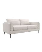 Mikael beige taupe 4-zitsbank van geweven stof - 209x84x80 cm