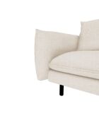 Isak 4-Sitzer-Sofa aus weißem Webstoff - 215x92x85 cm