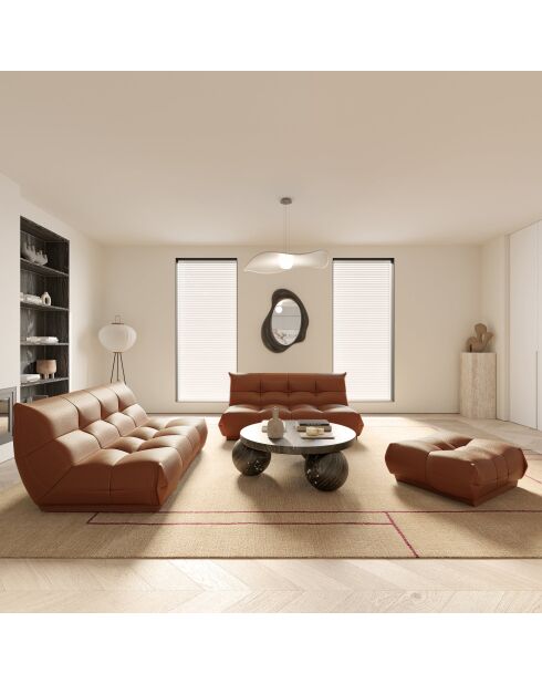 Gezellige camelleren 4-zitsbank - 210x112x80 cm