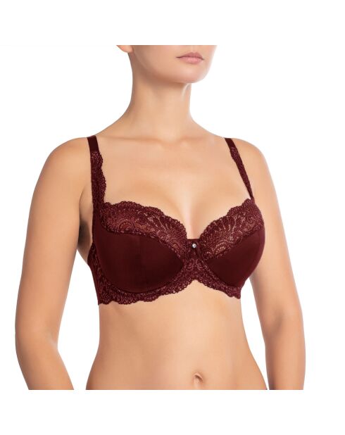 Reggiseno con ferretto semi-imbottito Viktoria viola uva
