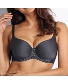 Reggiseno con ferretto Viktoria antracite e coppe distanziatrici