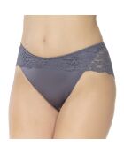 Aschvioletter Slip Ella aus Baumwolle