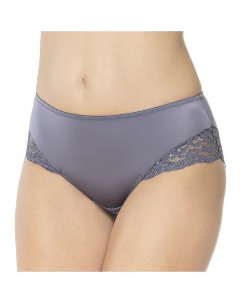 Aschvioletter Slip Ella aus Baumwolle