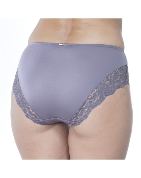 Aschvioletter Slip Ella aus Baumwolle