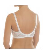 Sujetador blanco con aros y copas espaciadoras Viktoria