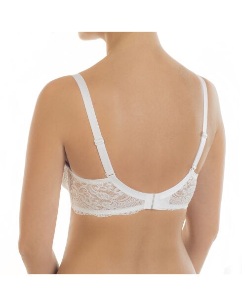 Sujetador blanco con aros y copas espaciadoras Viktoria