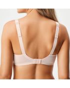 Alex-Sandra Soft-BH aus silberfarbener Pfingstrose mit Bügel