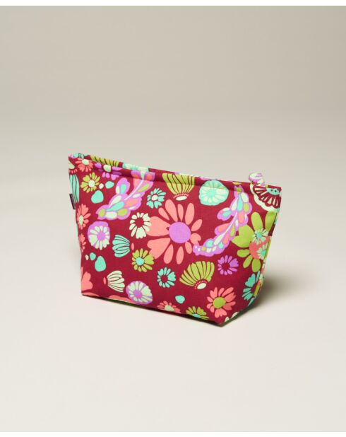 Molly Burgundy katoenen etui - 34x19x13 cm