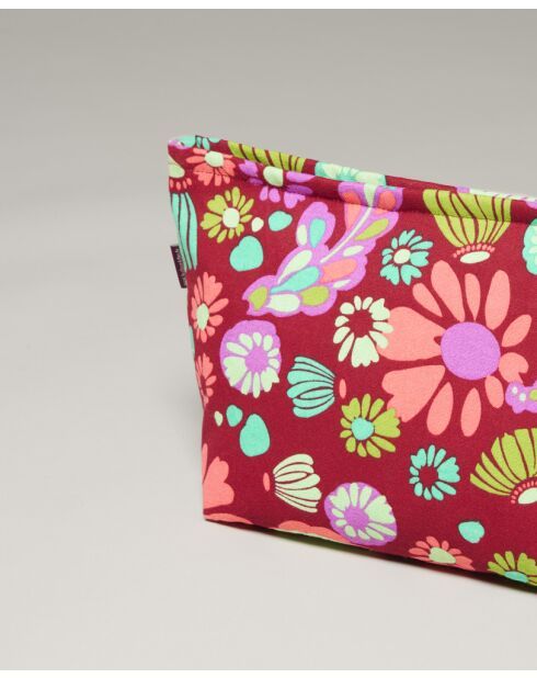 Molly Burgundy katoenen etui - 34x19x13 cm