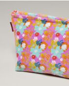 Violetter Mackintosh-Samtbeutel aus Baumwolle - 33x19x13 cm