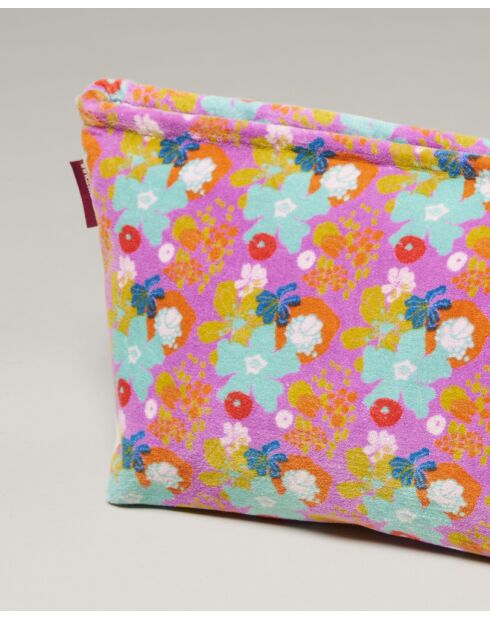 Violetter Mackintosh-Samtbeutel aus Baumwolle - 33x19x13 cm