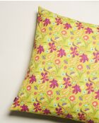 Cuscino Iris in cotone dorato - 60x60 cm