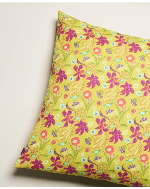 Cuscino Iris in cotone dorato - 60x60 cm