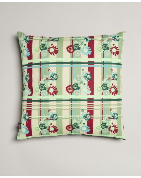 Kissen Dundee Sage aus Baumwolle, 45 x 45 cm