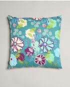 Cuscino Cosmos in cotone verde acqua - 45x45 cm