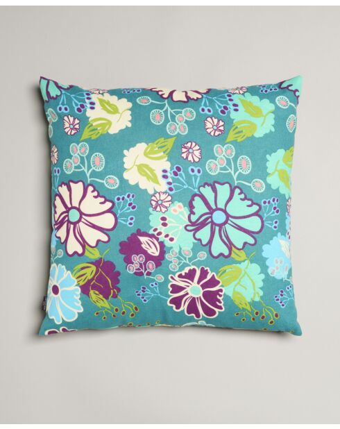 Cuscino Cosmos in cotone verde acqua - 45x45 cm