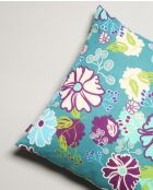 Cuscino Cosmos in cotone verde acqua - 45x45 cm