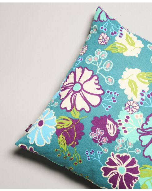 Cuscino Cosmos in cotone verde acqua - 45x45 cm