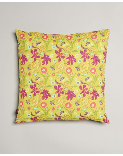 Cuscino Iris in cotone dorato - 45x45 cm