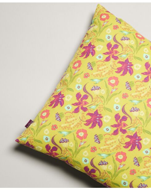 Cuscino Iris in cotone dorato - 45x45 cm