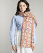 Etole en coton Mackintosh violette - 180x110 cm