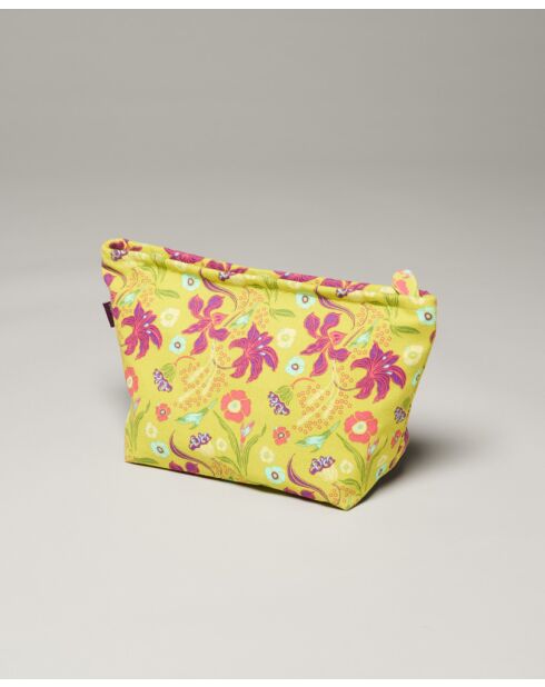 Goldfarbener Baumwollbeutel Iris - 36x19x13 cm