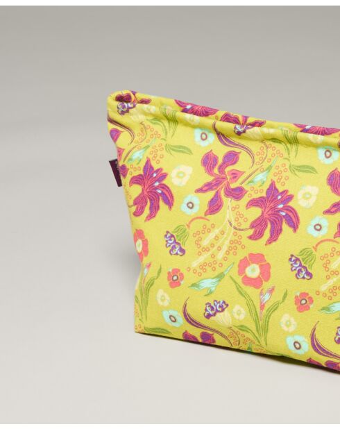Goldfarbener Baumwollbeutel Iris - 36x19x13 cm