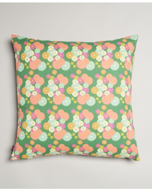 Cuscino in cotone verde morbido - 60x60 cm