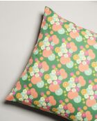 Cuscino in cotone verde morbido - 60x60 cm