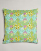 Cuscino Swainston in cotone verde - 60x60 cm