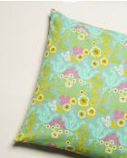 Cuscino Swainston in cotone verde - 60x60 cm