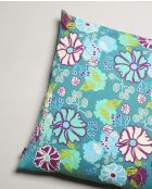 Cuscino Cosmos in cotone verde acqua - 60x60 cm