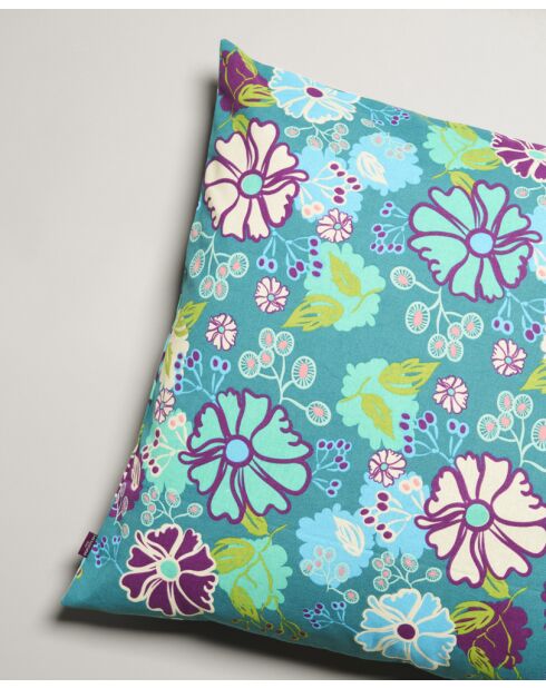 Cuscino Cosmos in cotone verde acqua - 60x60 cm