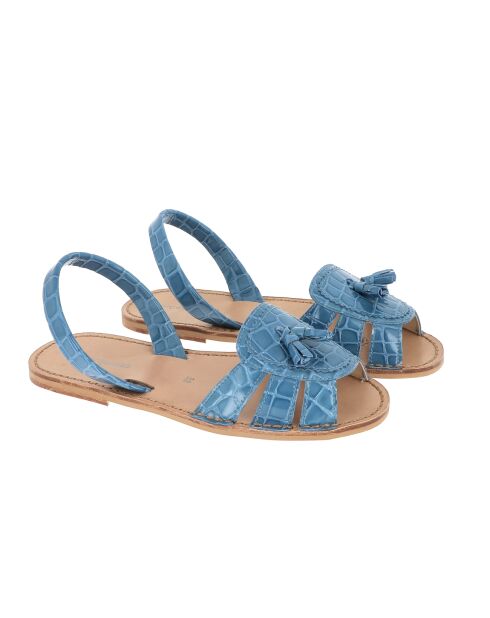 Sandalias de piel Blue Crocodile Neo 2 Avarca Lago