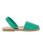 Emerald Avarca leren sandalen