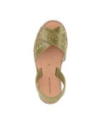 Rock Avarca Vintage Manzana grüne Ledersandalen