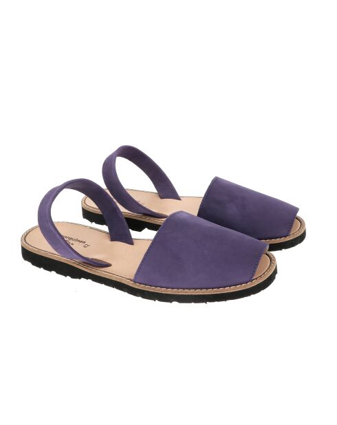 Paarse nubuck sandalen van Avarca