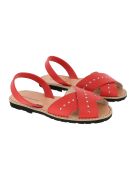 Rock Avarca Pomodoro rote Ledersandalen