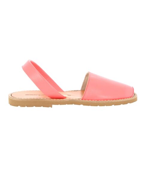Roze sandalen van Avarca koraalleer