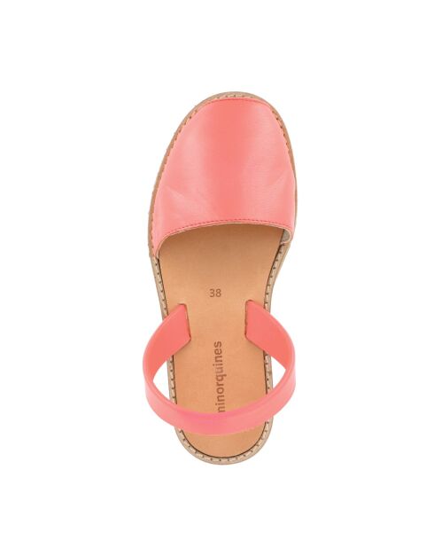 Roze sandalen van Avarca koraalleer