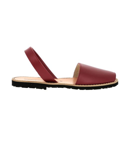 Sandali Avarcas in pelle bordeaux