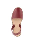 Sandali Avarcas in pelle bordeaux