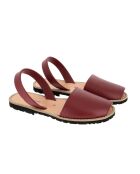 Sandali Avarcas in pelle bordeaux