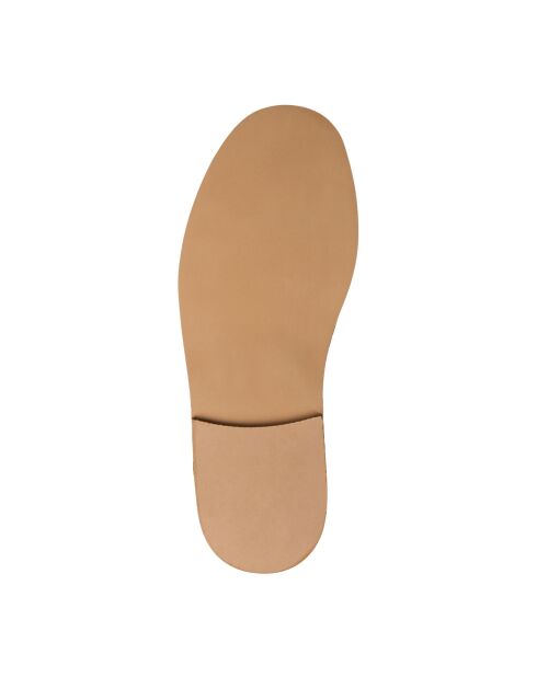 Neo Illueca Avarca leren sandalen van goudkleurig metaal