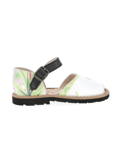 Sandalias de piel Tropical Frailera Boucle multicolor